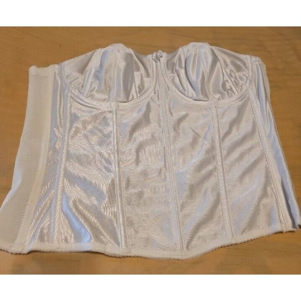 38DD White Corset no straps w boning Corset Feminine
